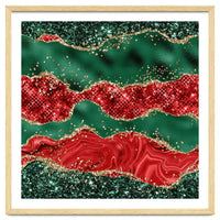 Christmas Glitter Agate Texture 06