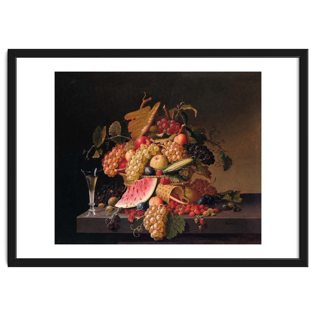 Paul Lacroix (Activo en Nueva York, entre 1855 y 1869-). The Abundance of Summer (s.f). Oil on ca...