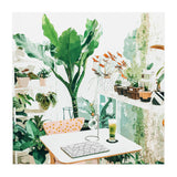 Junglow, Urban Jungle Botanical Home decor, Tropical Plants Interior Design Plant Lady Painting (Print Only) thumbnail