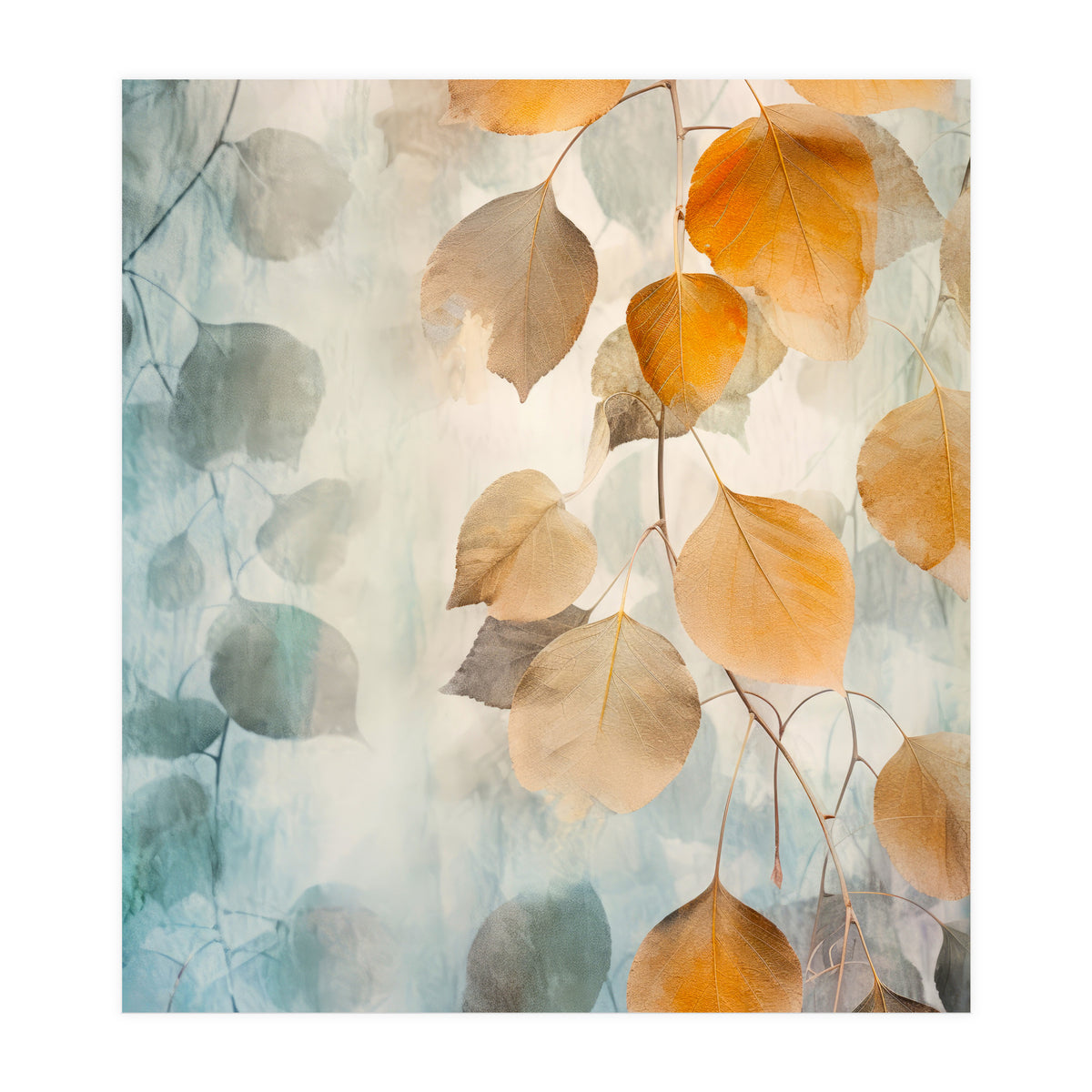 Winter leaves 4 (Print Only)