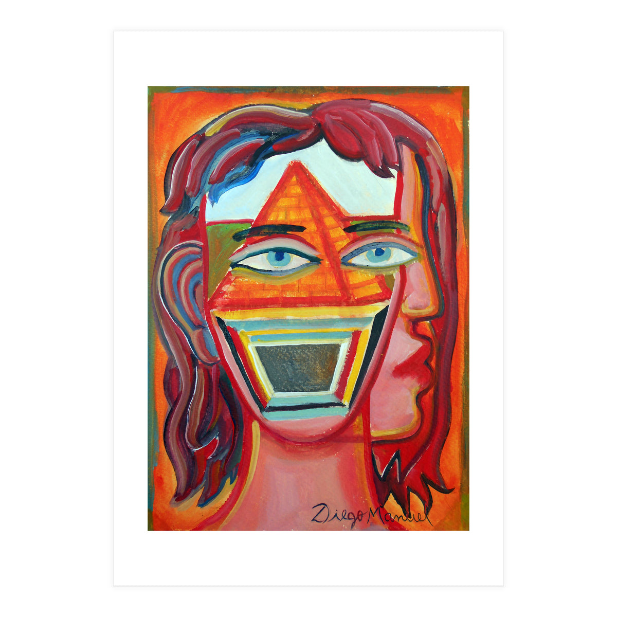 Cabeza De Mujer 11 (Print Only)