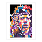 Jimi Hendrix wpap art (Print Only) thumbnail