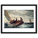 Winslow Homer: Breezing Up (A Fair Wind). Date/Period: 1873 - 1876. Painting. thumbnail