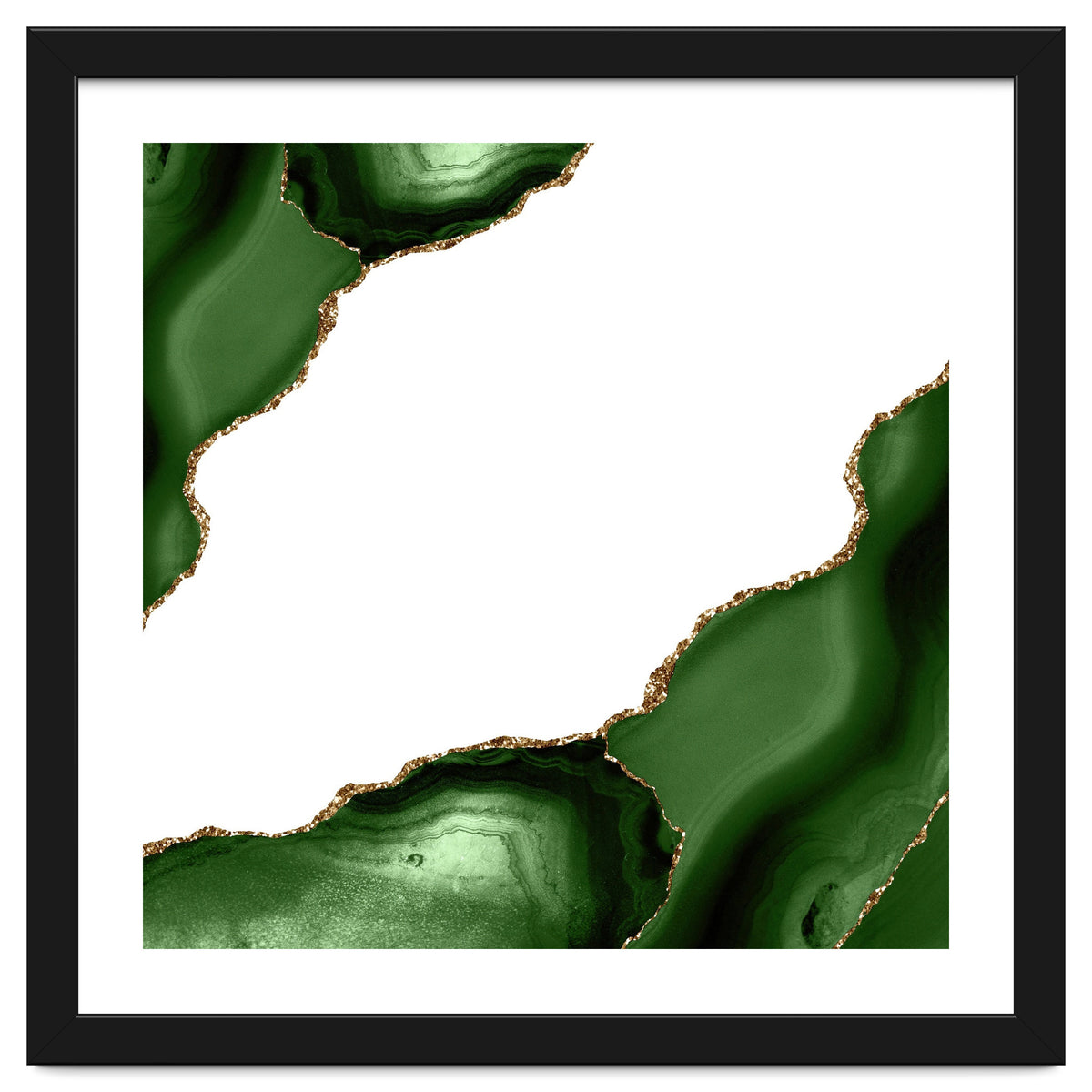 Green & Gold Agate Texture 22