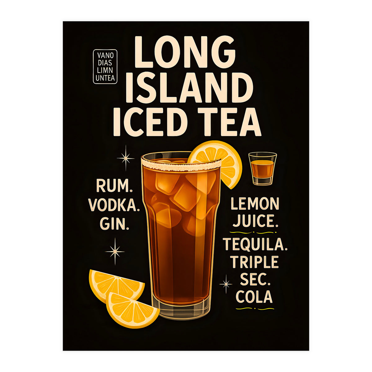 Long Island  Iced Tea (Print Only)