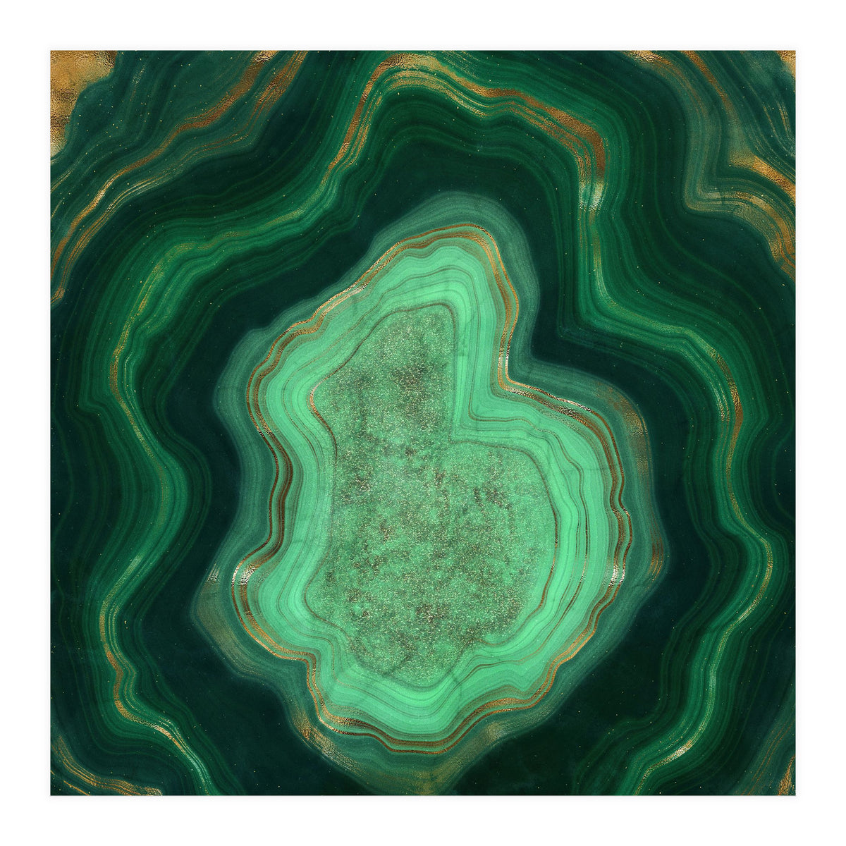 Malachite Texture 06 (Print Only)