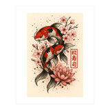 Koi fish Japanese (Print Only) thumbnail