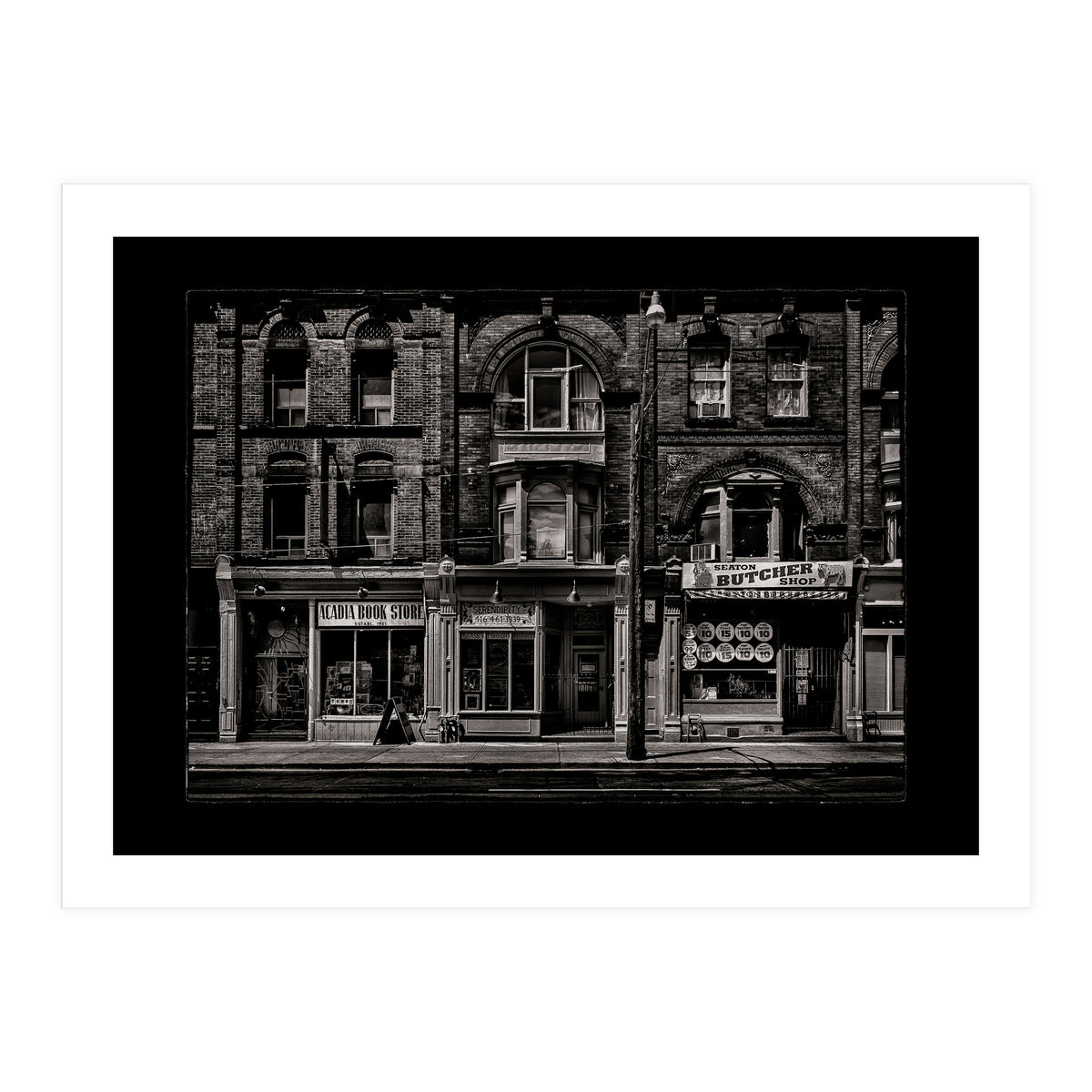 Books and Breaks and Butchers No 1 with Border (Print Only)