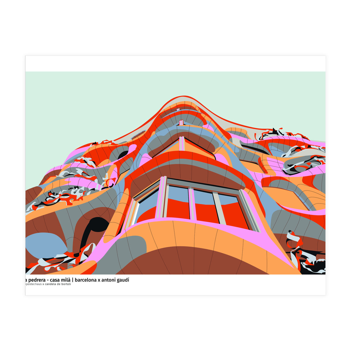 La Pedrera by Antoni Gaudi - Barcelona (Print Only)
