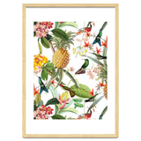 Hummingbirds in tropical Jungle thumbnail