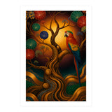 Parrot in Retro Contemporary Aesthetics (Print Only) thumbnail