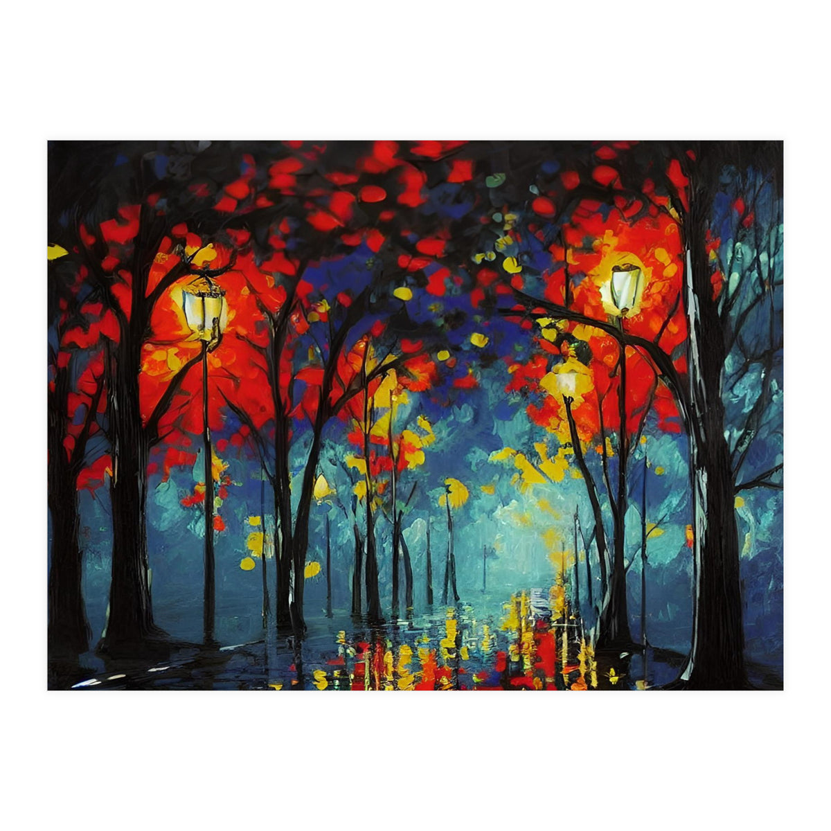 Abstract Nature Light Elegant (Print Only)