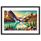 Vintage Lake Louise Banff Poster, Canada thumbnail