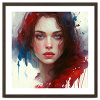 Modern Fairy Tale Blue Eyed Portrait