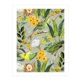 Tropical Birds in Exotic Jungle (Print Only) thumbnail