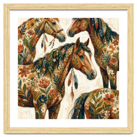 Rustic Horse Blossoms