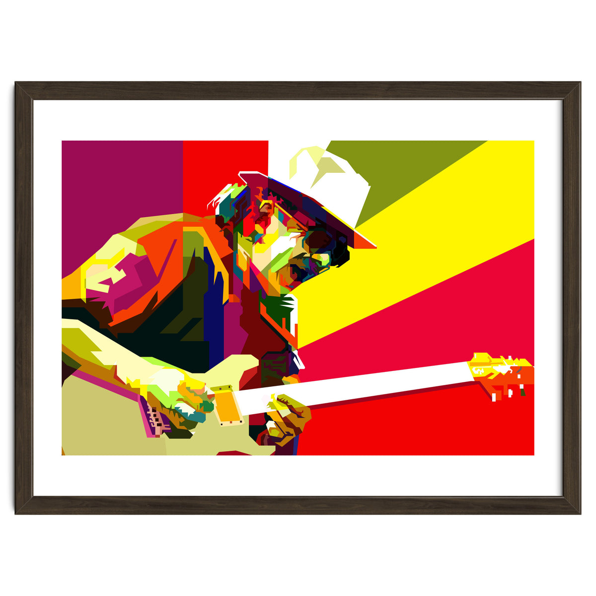 Carlos Santana Latin Guitarist Pop Art Wpap