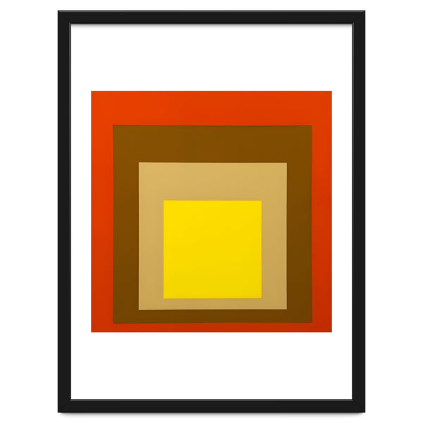 Josef Albers - Red, Brown, Golden