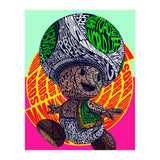 Toad Mushroom Cartoon Pop Art (Print Only) thumbnail
