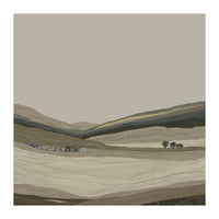 Muted Landscape oil painting  (Print Only)