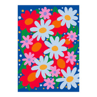 Bold Colourful Flowers (Print Only)