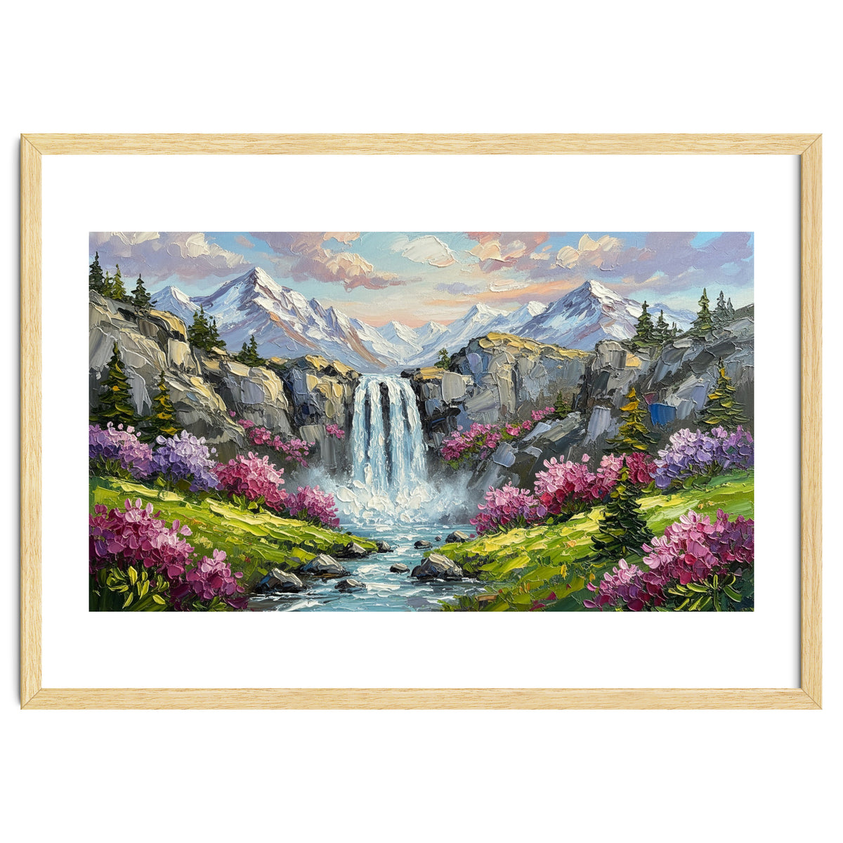 Alpine Waterfall Serenade