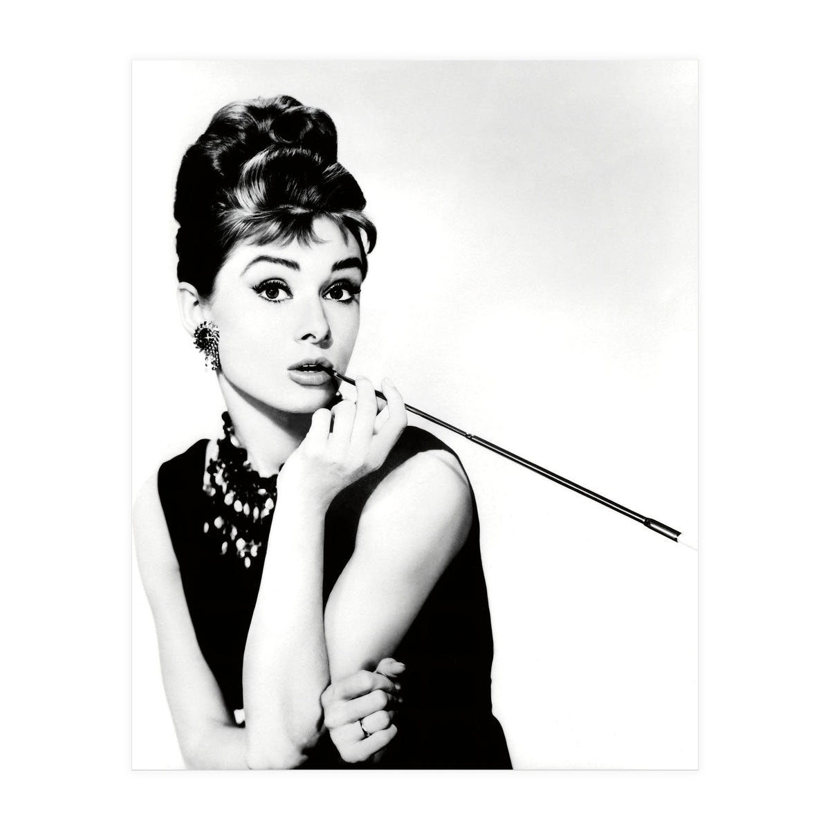 AUDREY HEPBURN in BREAKFAST AT TIFFANY'S (1961), directed by BLAKE EDWARDS. (Print Only)