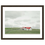 Red roof house on the green hill - Iceland thumbnail