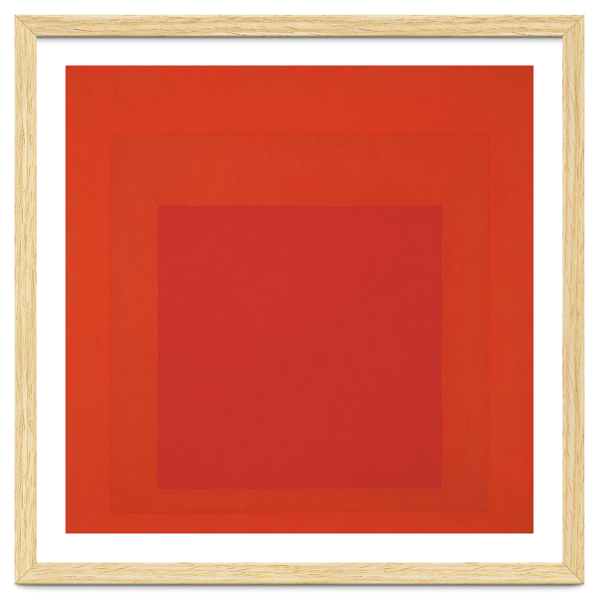 JOSEF ALBERS - HOMAGE TO THE SQUARE RED