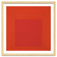 JOSEF ALBERS - HOMAGE TO THE SQUARE RED