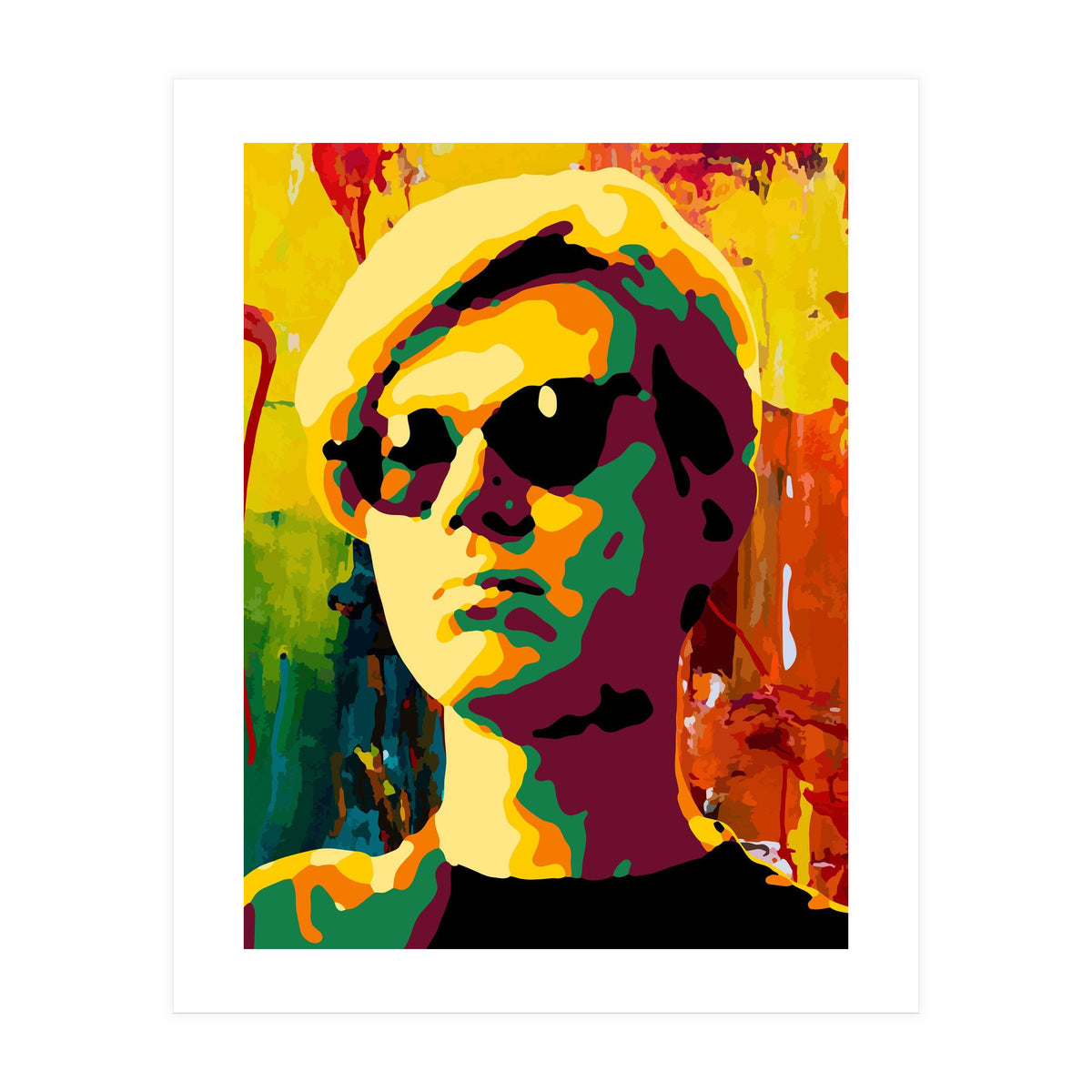 Andy Warhol Abstract  (Print Only)