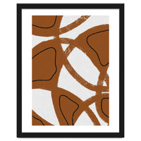 Abstract Brown and Black Lines