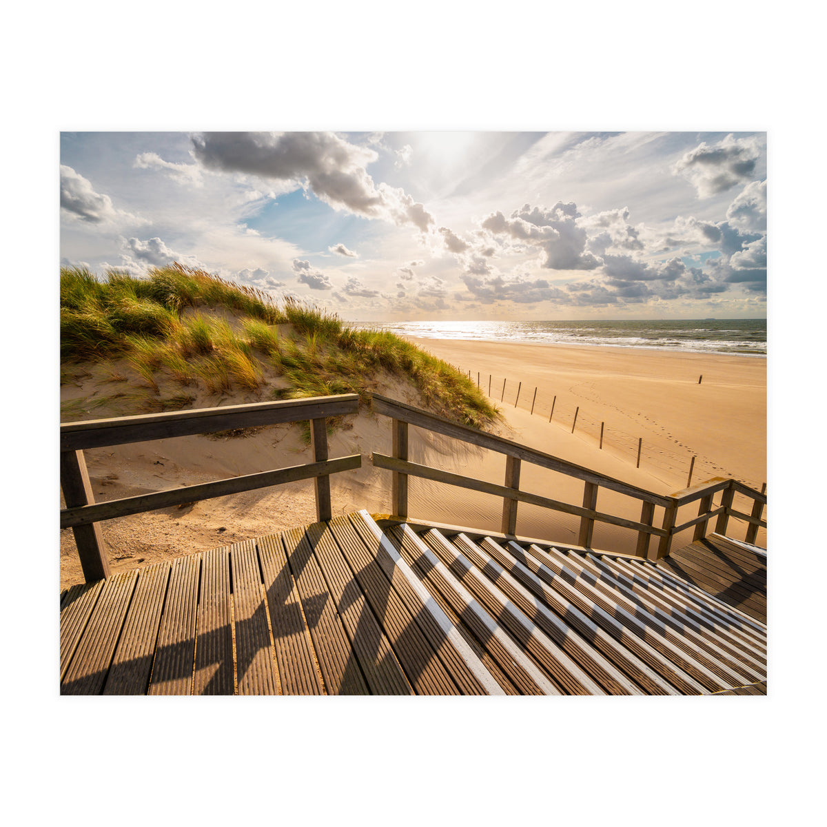 A day at the Dutch beach (Print Only)