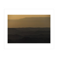 Sunrise over Ramon crater #2 (Print Only)