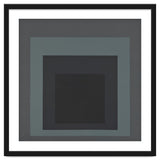 JOSEF ALBERS - HOMAGE TO THE SQUARE BLACK GREY thumbnail