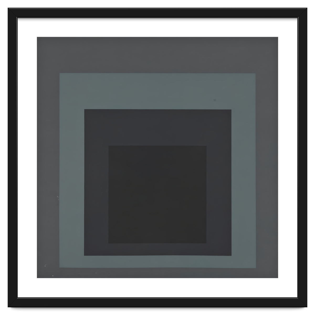 JOSEF ALBERS - HOMAGE TO THE SQUARE BLACK GREY