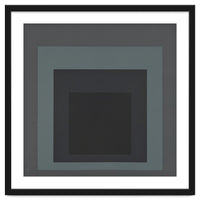 JOSEF ALBERS - HOMAGE TO THE SQUARE BLACK GREY