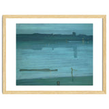 Nocturne, Blue and Silver: Chelsea, 1871 Canvas, 50,2 x 60,8 cm. thumbnail
