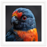 Close Up Portrait Of A Colorful Parrot thumbnail