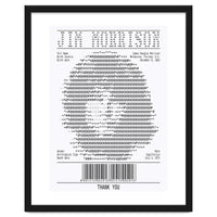 Receipt Art Jim Morrison