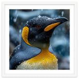 King Penguin Close Up In The Rain thumbnail