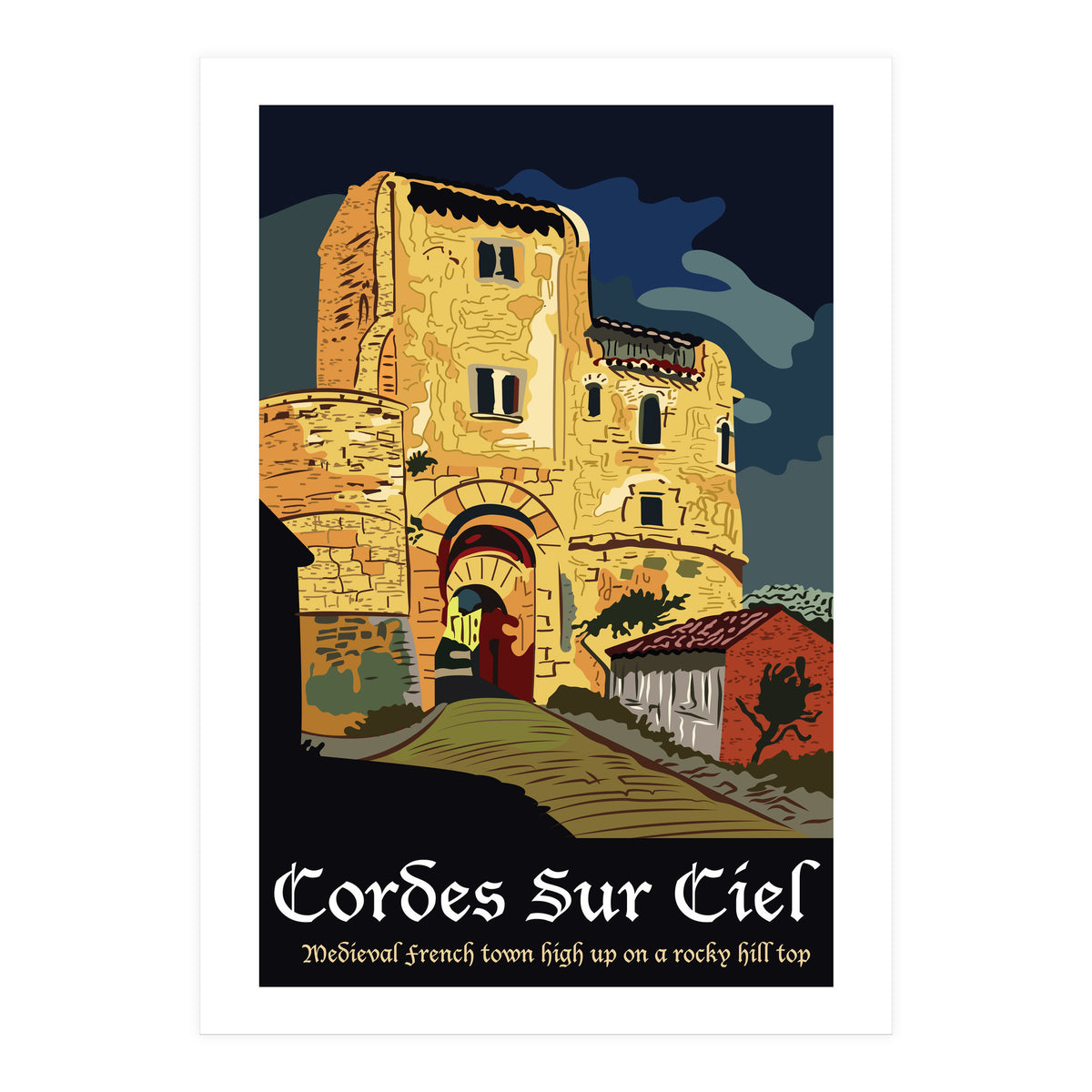 Cordes Sur Ciel France (Print Only)