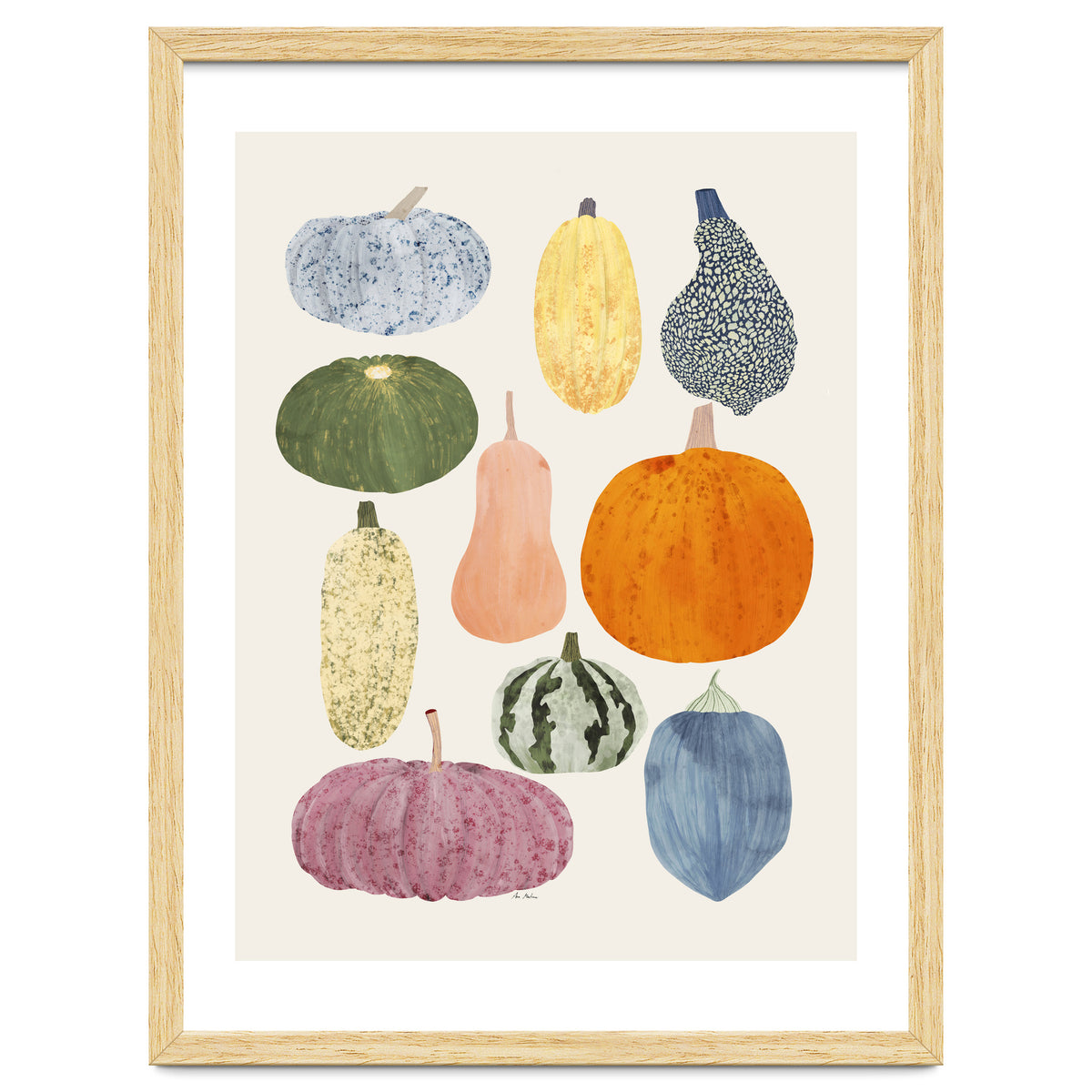 Still Life Of Pumpkins