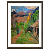 Path in Papeete, called rue du Tahiti. Oil on canvas (1891) 115.5 x 88.5 cm Cat. W 441.