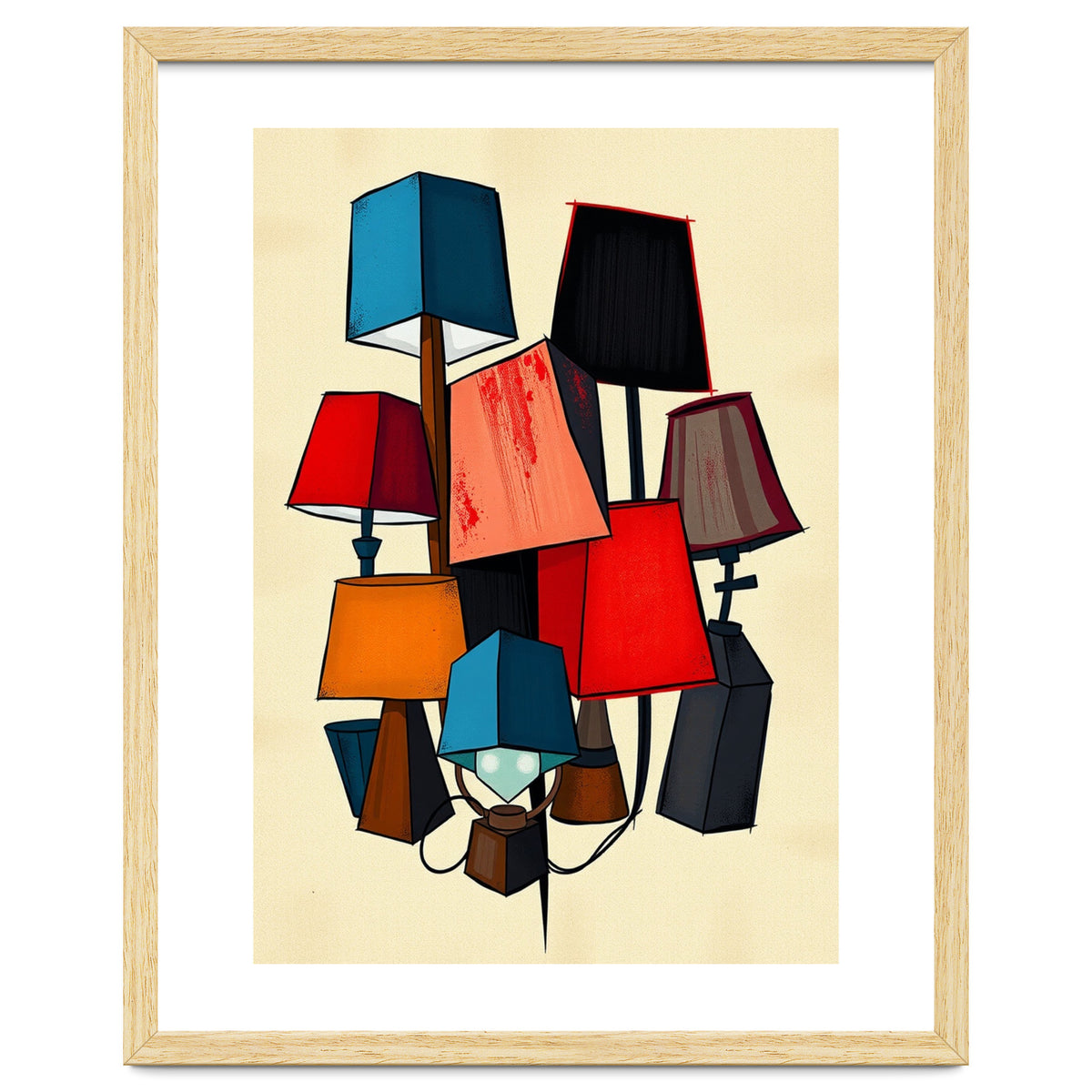 The Lamp Abstract Elegant