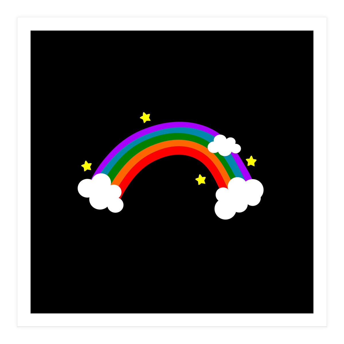 Colorful Rainbow (Print Only)