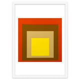 Josef Albers - Red, Brown, Golden thumbnail