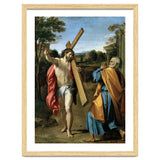 Annibale Carracci / 'Domine, quo vadis?', c. 1602, Oil on panel, 77.4 x 56.3cm. AGOSTINO CARRACCI. thumbnail