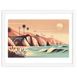 Vintage California, Coastline Poster thumbnail
