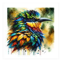 Vibrant Tropical Bird Portrait (Print Only)